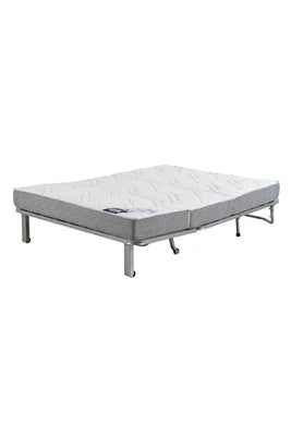 Banquette-Lit Relaxima - Banquette Slyde 160 Washington Coton Gris