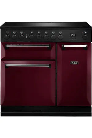 Aga Masterchef Deluxe 90 induction Rouge Piano de cuisson induction