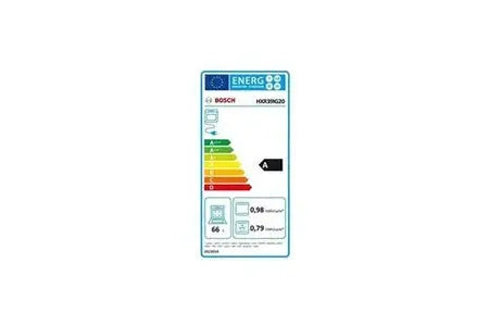 Bosch cuisinière Mixte Blanc 60x60cm four ecoclean 66L multifonction 7 modes de