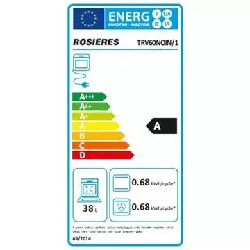 Combiné four lave-vaisselle	ROSIERES	TRV60NOIN/1 TRIO vitro