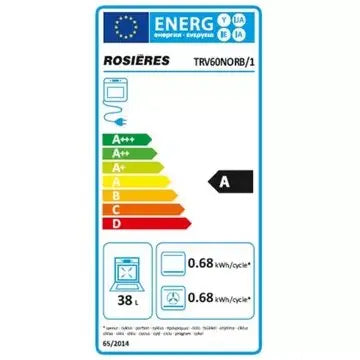 Combiné four lave-vaisselle	ROSIERES	TRV60NORB/1 TRIO Vitro W