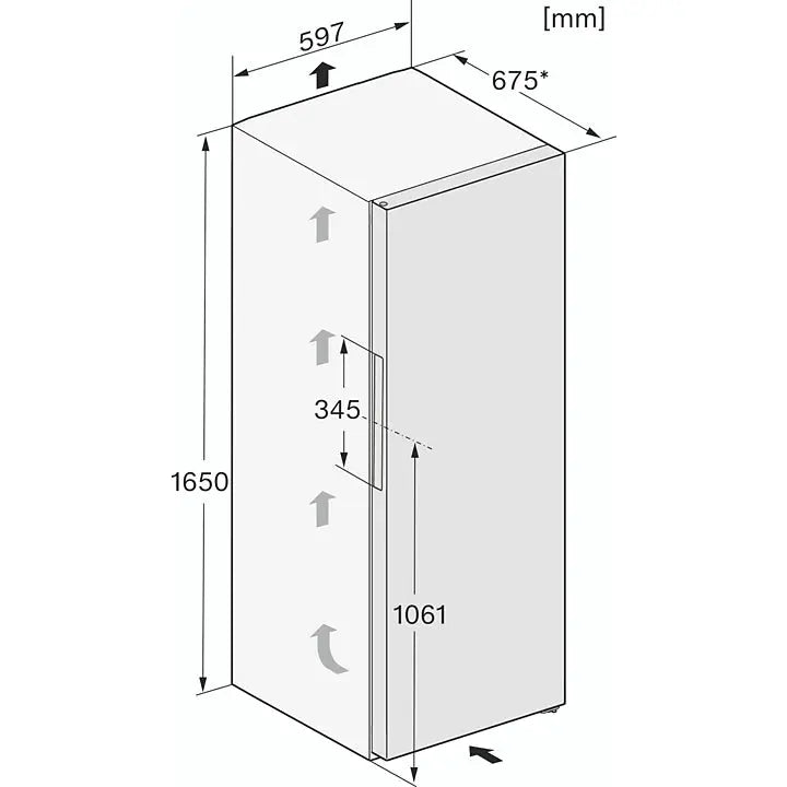 Congélateur armoire MIELE FN 4342 E ws