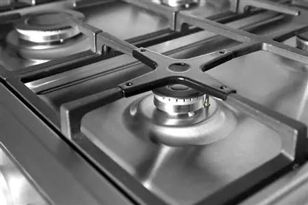 Cuisinière à gaz Meireles G540 DV 55 cm acier inoxydable 3 Feux à gaz