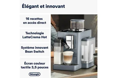 Delonghi - expresso broyeur Rivelia Latte FEB4455.G - Gris