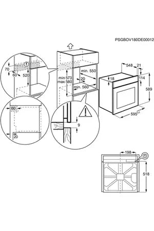 Electrolux EOF4P46H four