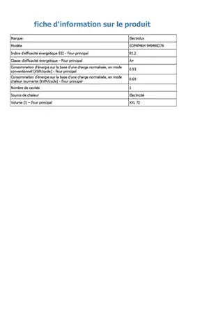 Electrolux EOF4P46H four
