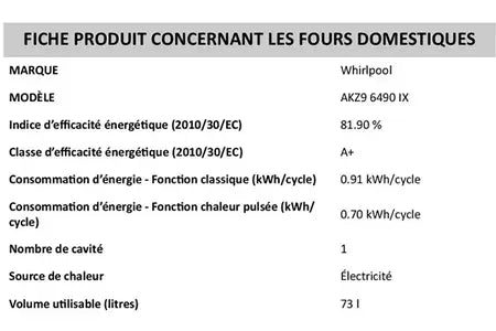 Four Whirlpool AKZ 96490 IX