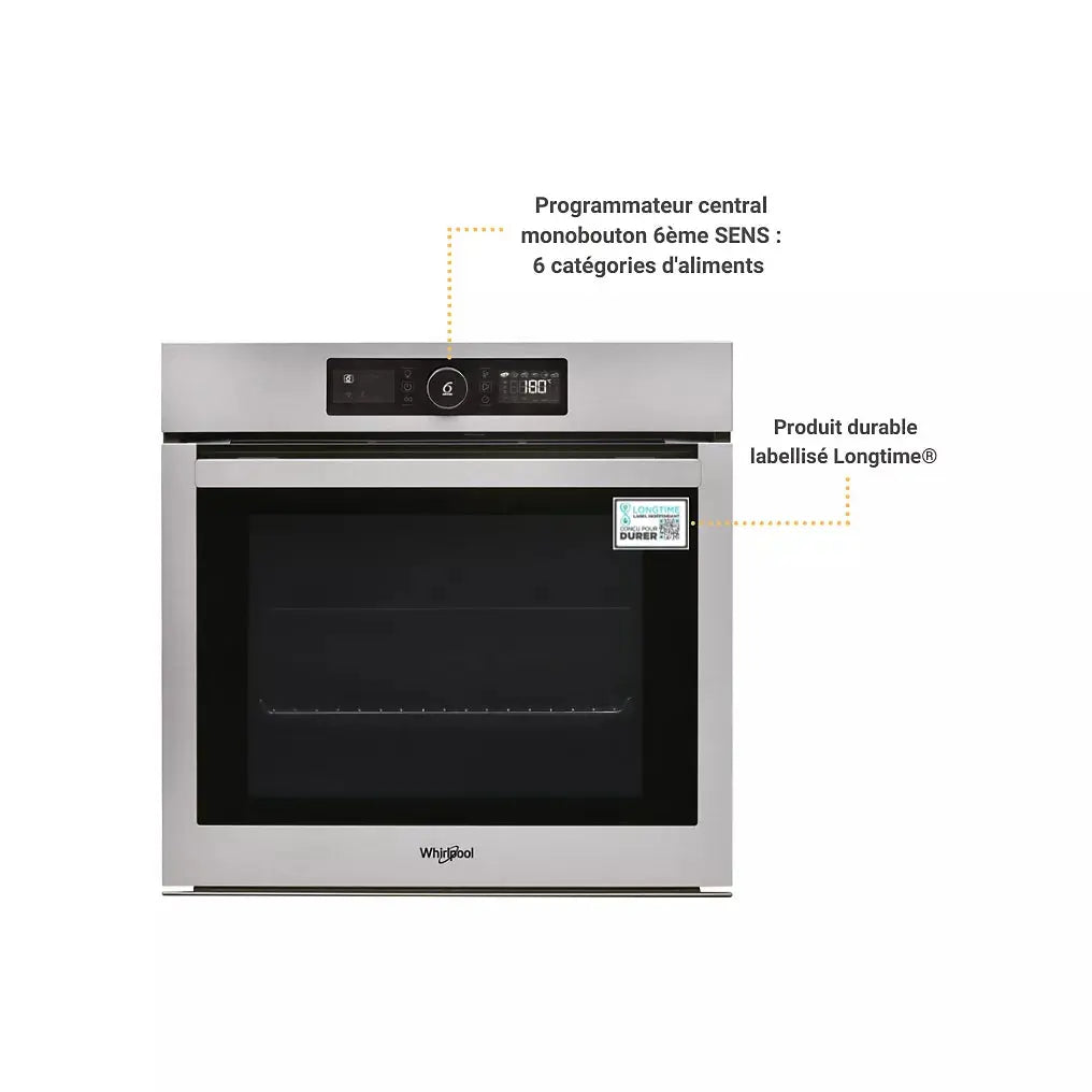 Four encastrable WHIRLPOOL AKZ9626IX 6ème sens