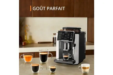 Krups expresso broyeur EA910E10 Sensation Silver