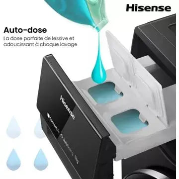 Lave linge hublot 	HISENSE	WF7S1247BB