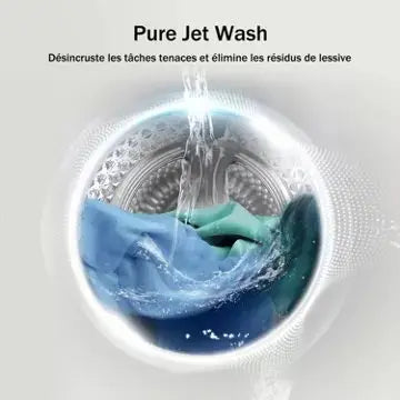 Lave linge hublot 	HISENSE	WF7S1247BB