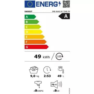 Lave linge hublot 	INDESIT	IMB964BMYTIMEFR