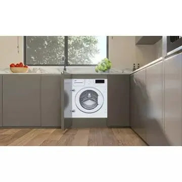 Lave linge hublot  encastrable  BEKO WITC8410B0W