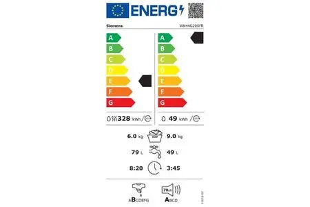Lave-linge séchant Siemens - WN44G200FR