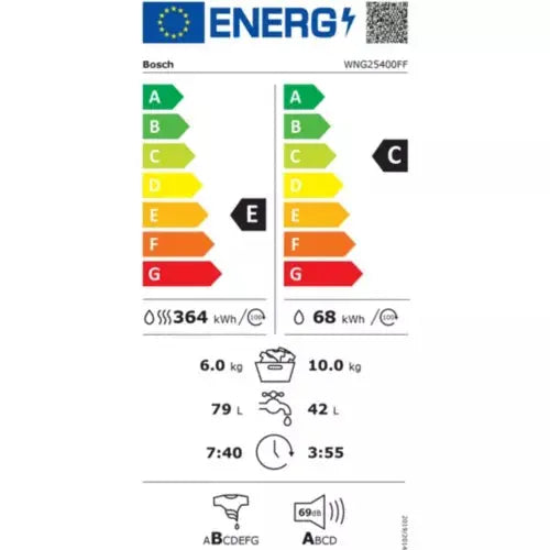 Lave linge séchant hublot BOSCH WNG25400FF