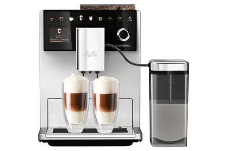 Melitta Latte Select Argent 630-211 expresso avec broyeur