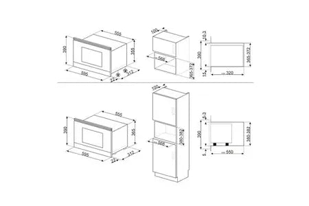 Micro-ondes encastrable gril - 25 L - Beko - BMGB25333X