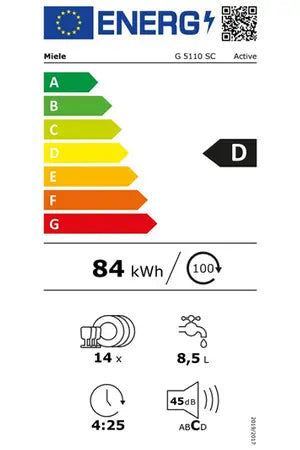 Miele G 5110 SC Active Lave vaisselle