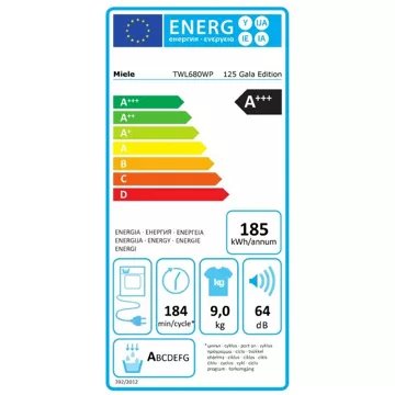 Sèche linge pompe à chaleur							MIELE				TWL 680 WP