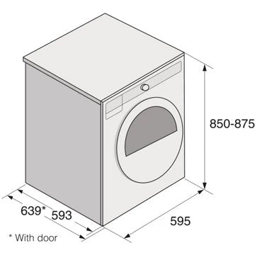 Sèche linge pompe à chaleur							ASKO				T208H.W
