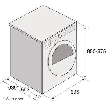Sèche linge à condensation							ASKO				T208C.W