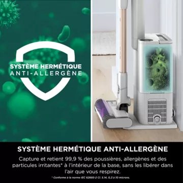 Aspirateur balai							SHARK				DetectPro avec base de vidage automatique IW3611EU