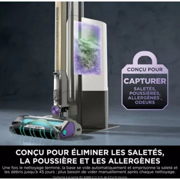 Aspirateur balai							SHARK				PowerDetect avec base de vidage automatique IP3251EUT