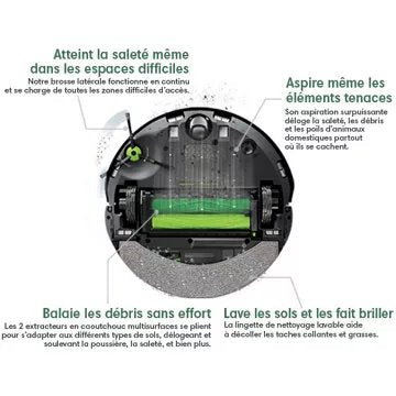 Robot Aspirateur Laveur							IROBOT				Roomba Combo J7 C715840