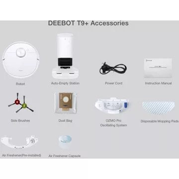 Robot Aspirateur Laveur							ECOVACS				DEEBOT T9+ Reconditionné