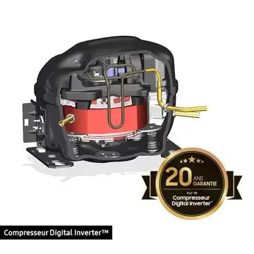 Réfrigérateur combiné		SAMSUNG 	RB50DG602ES9