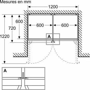 Réfrigérateur combiné		SIEMENS	KG39NAIAT HyperFresh <0 °C>