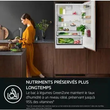 Réfrigérateur combiné encastrable 		AEG	TSC7M181EC GreenZone