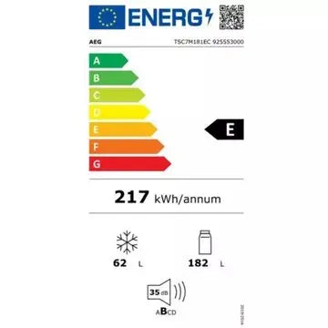 Réfrigérateur combiné encastrable 		AEG	TSC7M181EC GreenZone