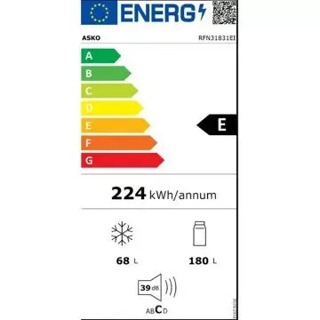 Réfrigérateur combiné encastrable 	ASKO	RFN31831EI Pantographe