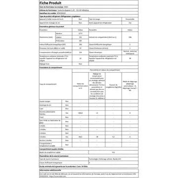 Réfrigérateur combiné encastrable 	ASKO	RFN31831EI Pantographe
