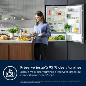 Réfrigérateur combiné encastrable 		ELECTROLUX	ENP7TD75S GreenZone 70cm