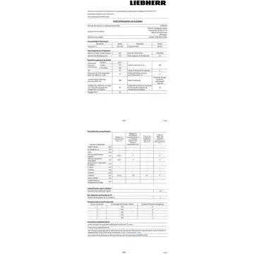 Réfrigérateur combiné encastrable  LIEBHERR ECBNe7870 BioFresh