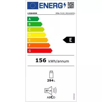 Réfrigérateur combiné encastrable 		LIEBHERR	ICBSd5122-22 BioFresh