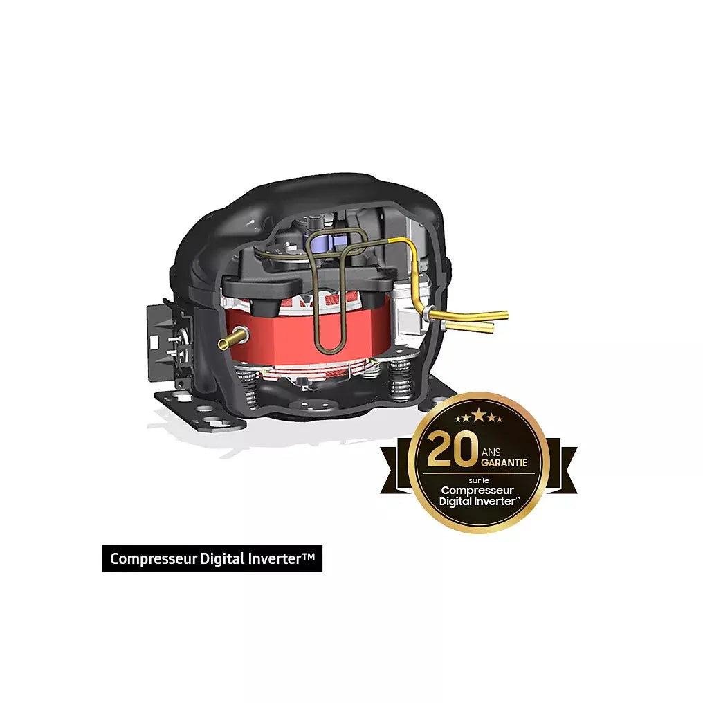 Réfrigérateur combiné SAMSUNG RB38C600DSA
