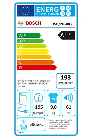 Sèche-linge Bosch WQB245A0FR