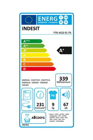 Sèche-linge Indesit YTNM1091FR