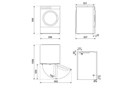 Sèche-linge SMEG DNP83SLIN