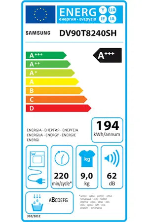 Sèche-linge Samsung DV90T8240SH