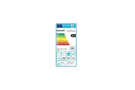 Sèche-linge Sharp pompe à chaleur KDHHH8S7GW21