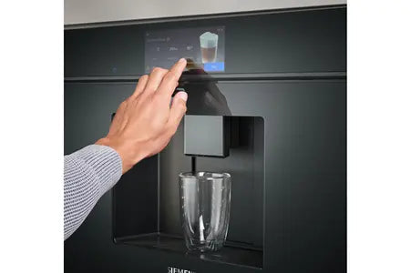 Siemens CT718L1B0, iQ700, Machine à café encastrable, Noir