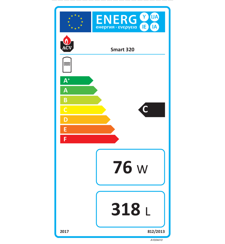 ACV SMART BOILER SL 320L AVEC GROUPE DE SECURITE 3/4"  06618501
