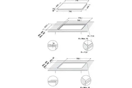 Table induction Whirlpool Wlb2977ne