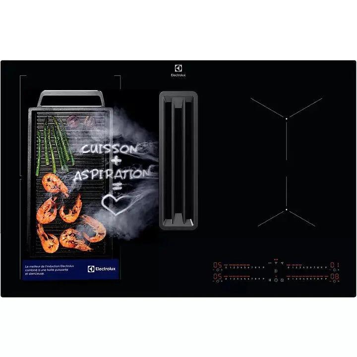 Table induction aspirante ELECTROLUX KCC83443 recyclage
