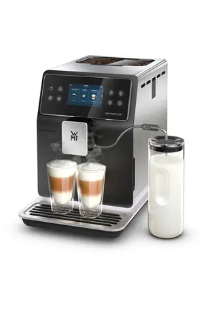 WMF CP853D15, Machine à café automatique, Argent, Noir