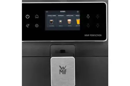 WMF CP853D15, Machine à café automatique, Argent, Noir